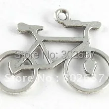 75 шт тибетские серебряные бусины наборы детский велосипед подвески A15503