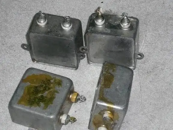 

[SA]Antique box with a tube amp oil capacitors 1UF 1000V Power Need--10pcs/lot