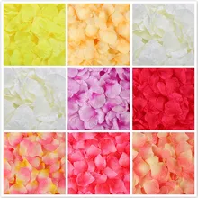 100 шт./упак. 5*5 см Моделирование искусственных цветов лепестки розы украшения свадьба брак комнатный цветок