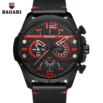 

Top Brand Luxury Mens Sports Watches Men Quartz Clock Male Fashion Casual Leather Strap Watch Man Military Relogio Masculino
