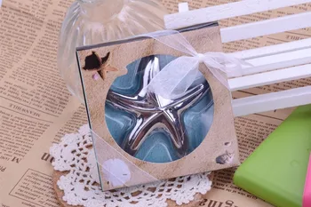 

Beach Theme wedding party favor gift and giveaways for guests - Starfish Bottle Opener Bridal Shower souvenir favors 50pcs/lot