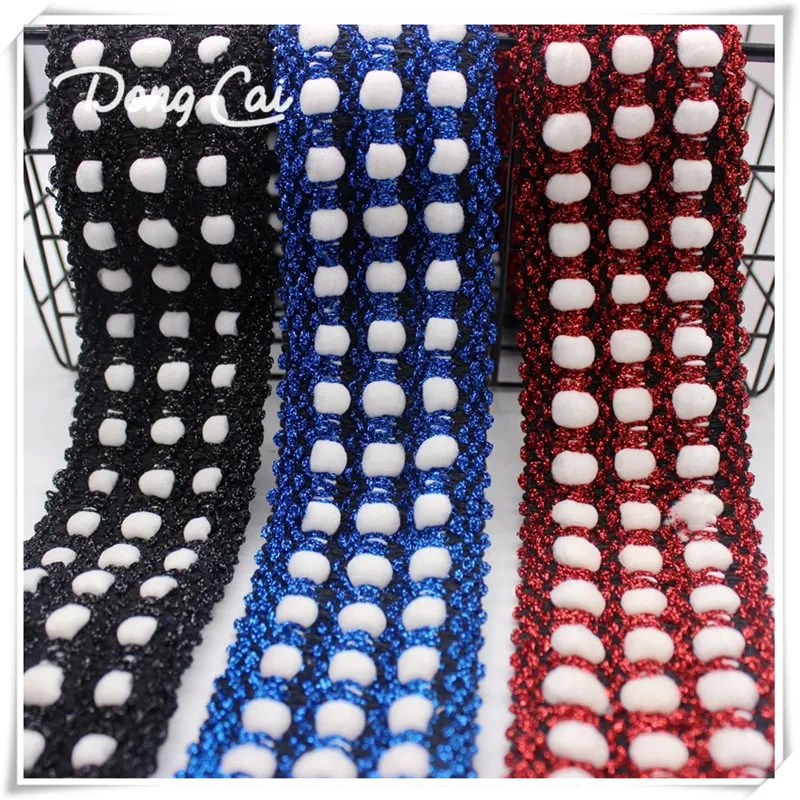 

Dongcai 5yards/lot Elastic Bands 62MM Elastic Ribbon Clothing Bags Trousers Elastic Rubber 6.2CM Webbing DIY Sewing Accessories