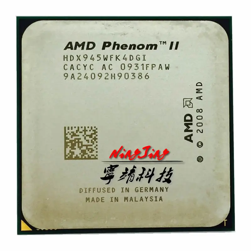 

AMD Phenom II X4 945 95W 3.0GHz Quad-Core CPU Processor HDX945WFK4DGI Socket AM3