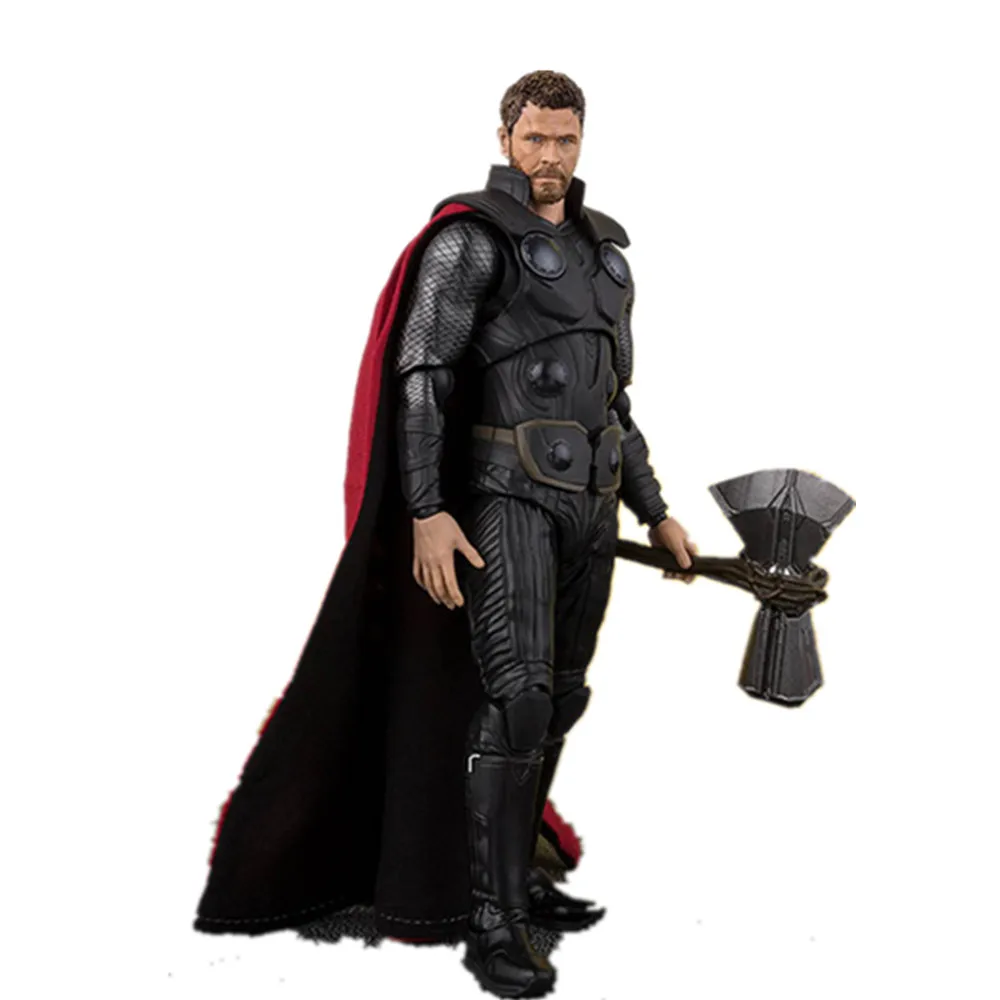 

Avengers 4 Endgame Thor Action Figures Toy Hulk Thanos Black Widow Super hero Anime Movie Avangers 3 Infinity Wa Figurine