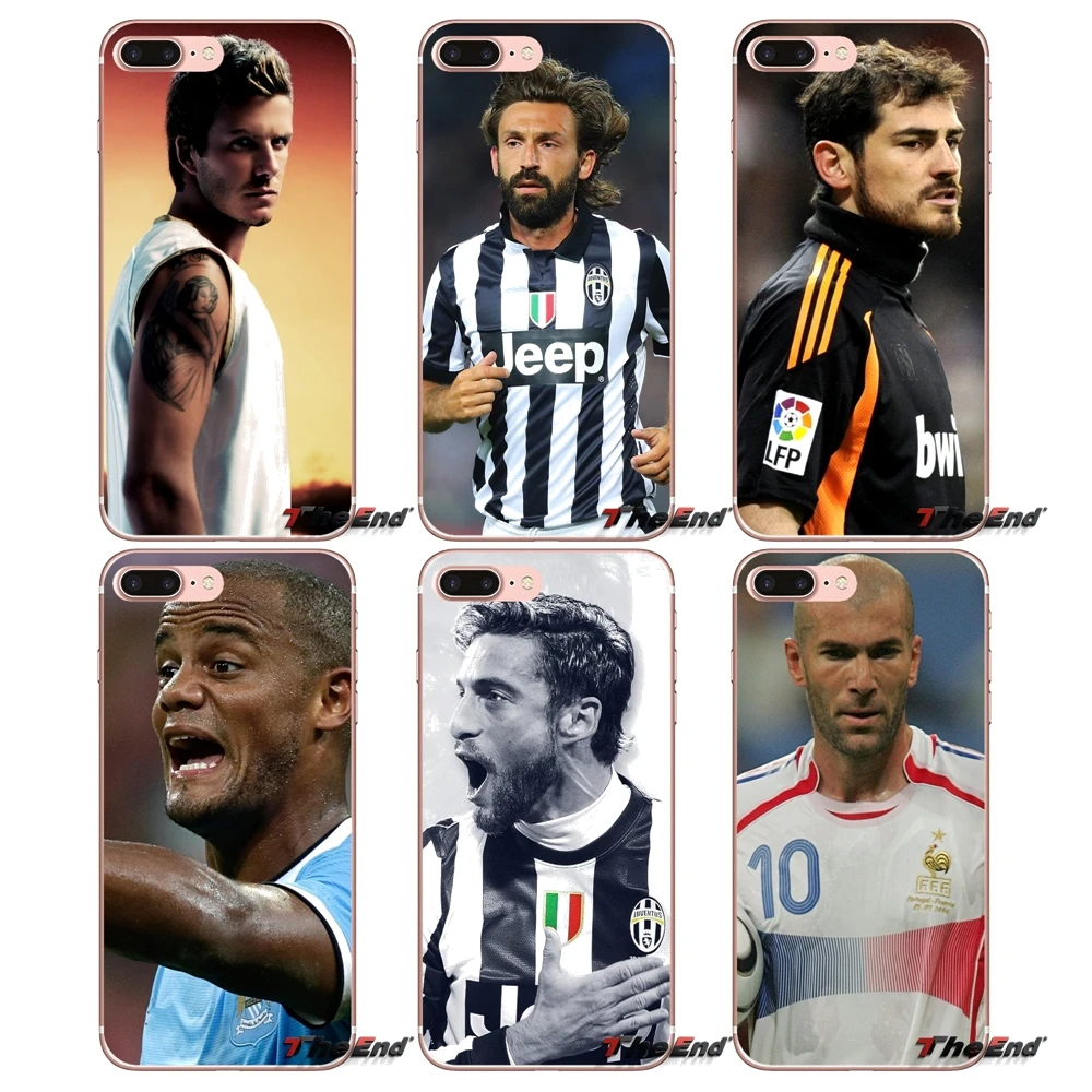 Футбольный футболист звезда для iPhone X 4 4S 5 5S 5C SE 6 6S 7 8 Plus Samsung Galaxy J1 J3 J5 J7 A3 A5 2016 2017