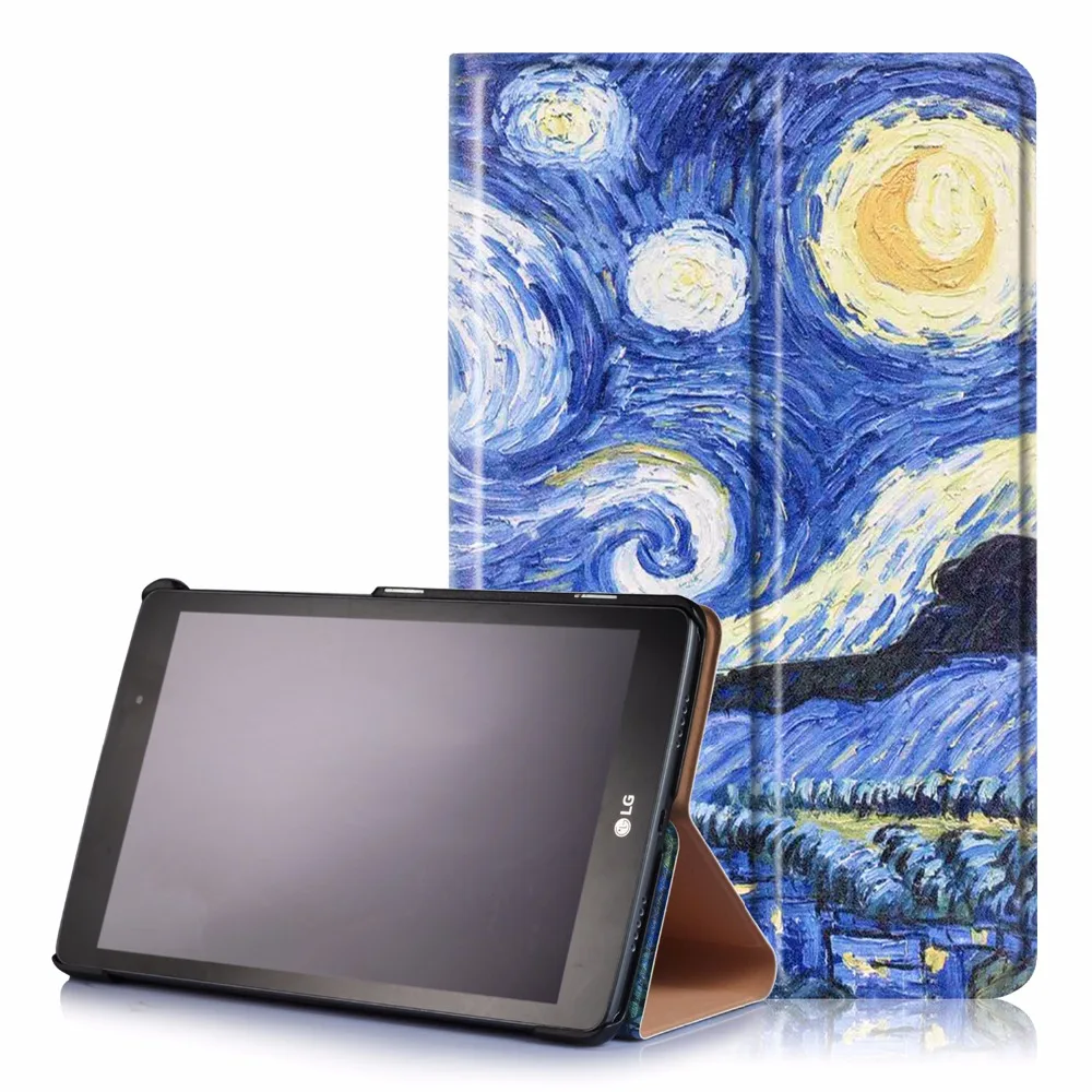 Case for LG G Pad 3 8.0 V525 GARUNK Printed Towel Tree Pattern Filp Leather Back Smart Cover Tablet | Компьютеры и офис