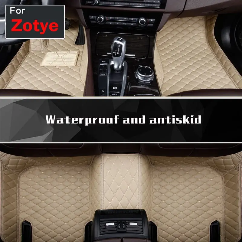 

Car Interior Floor Mats Before & After Lining Waterproof Pad For Zotye 2008 Z100 Z200hb Zhima X7 Z560 Z360 T600 Coupe T700 T300