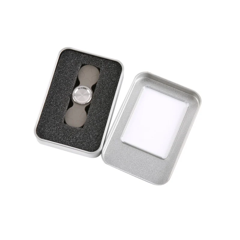 2017 Steel Hand Tri Spinner Toys Storage Box Fidget EDC Focus ADHD Autism Finger Toy Case