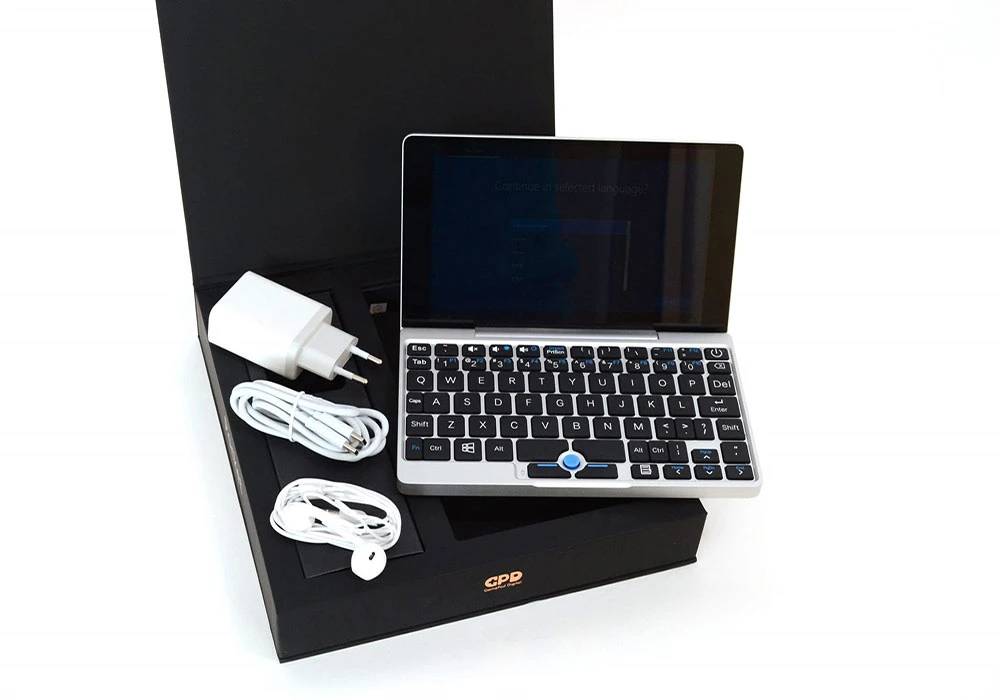 GPD Карманный 7 дюймовый мини ноутбук UMPC Windows 10 система алюминиевый корпус процессор x7-Z8750 8 ГБ/128 ГБ игровая консоль планшет