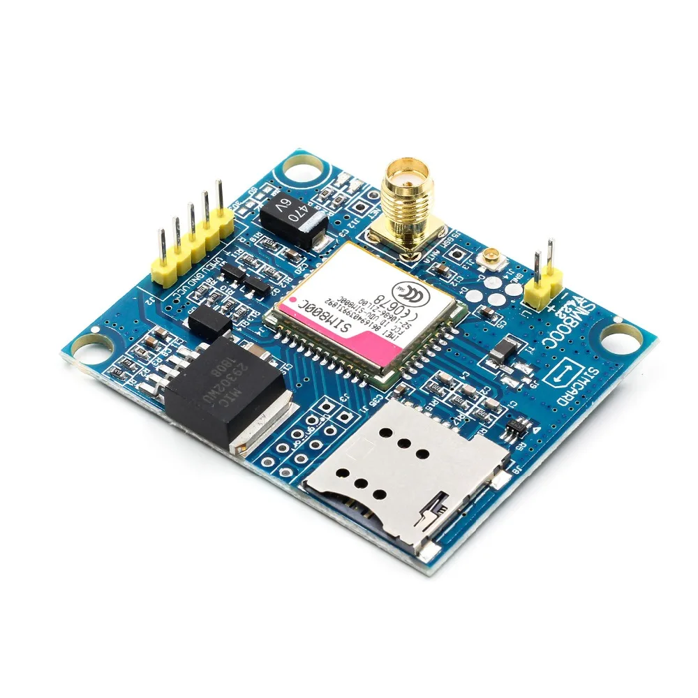 SIM800C макетная плата GSM модуль поддержка сообщения Bluetooth TTS DTMF Quad-band