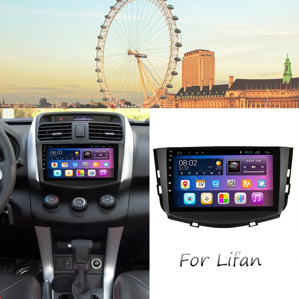 Panlelo Android 8 1 для Lifan X60 2 Din Авто Радио AM/FM MP3Player GPS Навигация BT Рулевое колесо