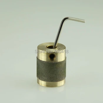 

1" Standard 360 Grit brass glass grinder bit and key Standard Diamond copper Bit
