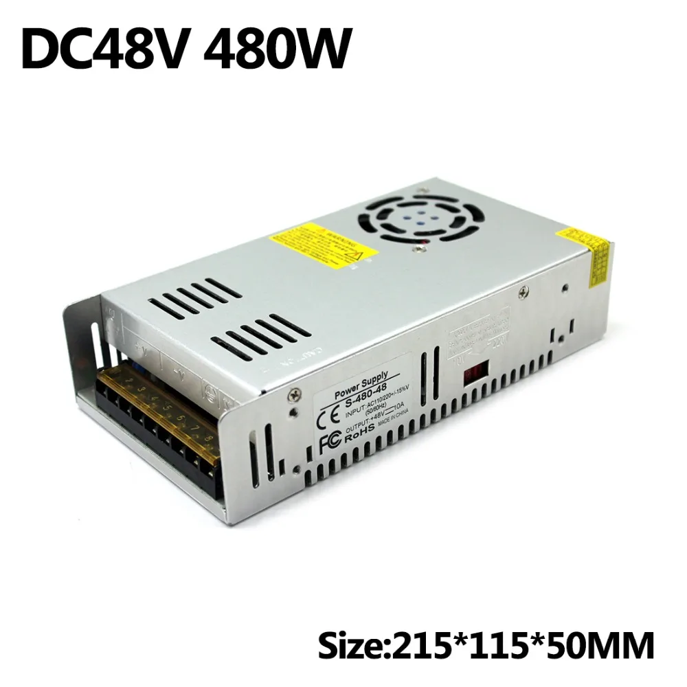 

Transformer Switch Mode Power Supply DC 48V 10A 480W for Lighting