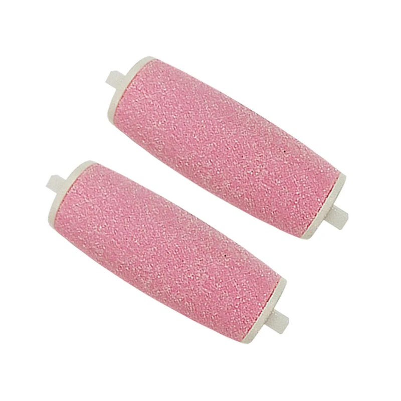 2 шт. розовый сменные роликовые насадки для Scholls Velvet Smooth электрическая