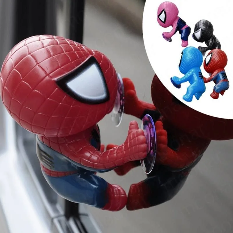 16CM Spider Man Doll Toy Climbing Spiderman Window Sucker for Spider-Man Action Figures Toy Car Home Interior Decoration