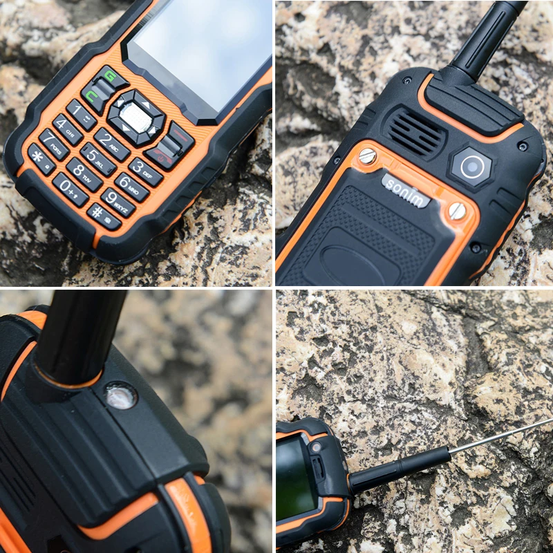 A12 двойная sim карта Водонепроницаемый Фонарик bluetooth mp3 mp4 камера FM радио UHF рация