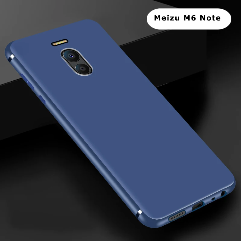 

Ultra thin solid color silicone case M6 Note funda carcasa coque hoesje matte frosted tpu cover for meizu m6 m6s kryt tok etui