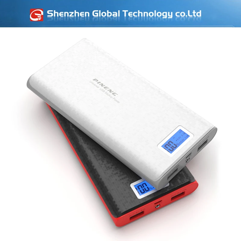  2015 Latest Original Pineng PN-920 Power Bank 20000mAh Dual USB Powerbank Portable Charger Battery External Mobile Phone&Tablet 