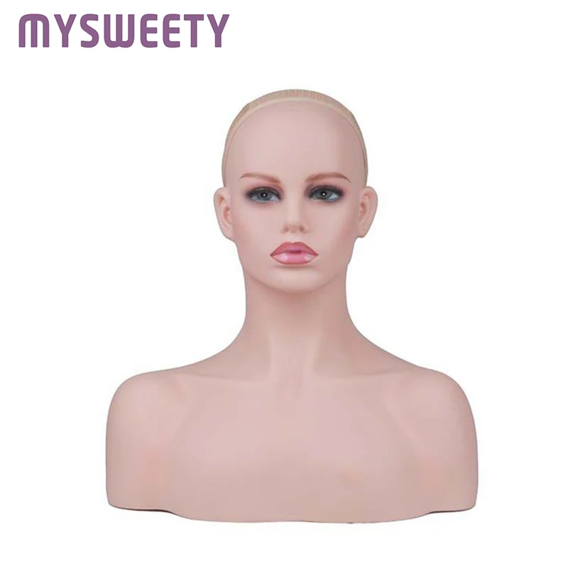 2" манекен головы волос Синтетический манекен парикмахерские куклы головы косметологические головы женщин парикмахер манекен