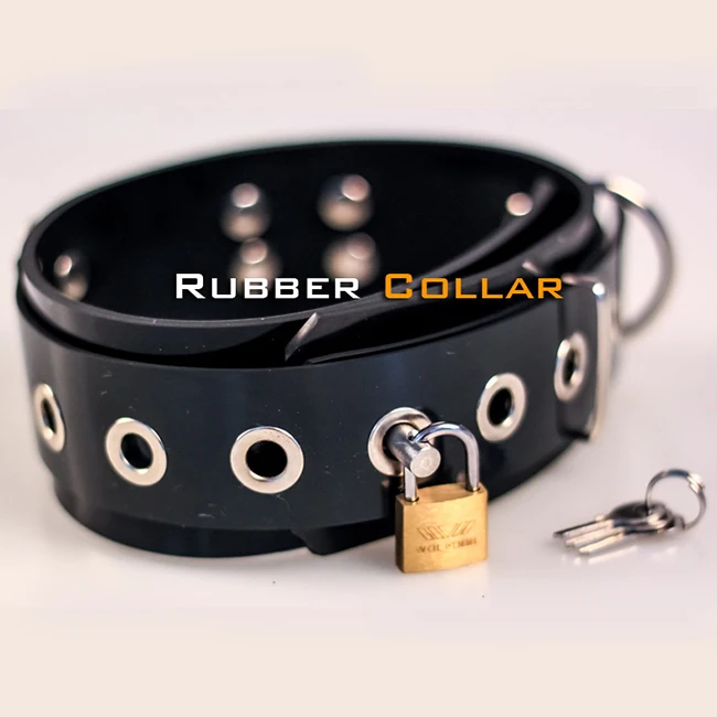 (RB1211)6 Colors 100 Natural Latex Pure Handmade Rubber Neck Collar