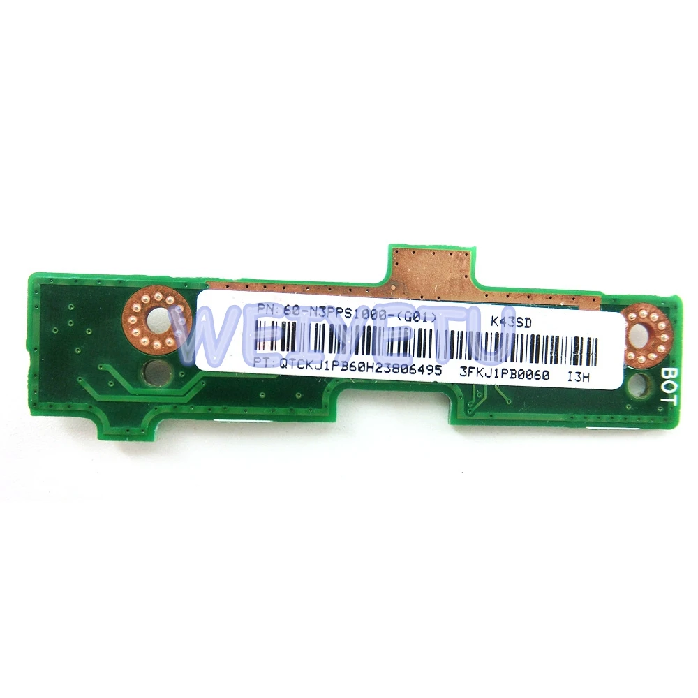 Плата переключателя питания K43SD PWR_SW для ASUS A43S X43S K43S K43SV K43SJ K43E K43SM Материнская плата