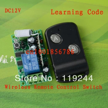 

Free shipping DC12V10A 1CH 1 Receiver And 1 Transmitter FOR Entrance guard door easy to install Learning code