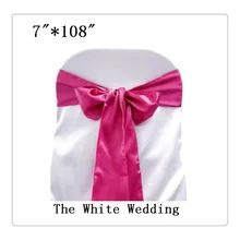 100 шт фуксия стул для мероприятий банты для свадьбы