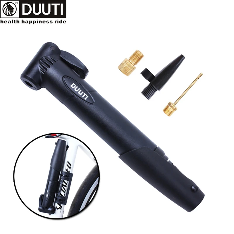 

Hot Sale DUUTI Cycling Bike Air Pump Multi-functional Portable Tyre Tire Ball Double Stroke Gas Mouth Bicycle Pump Tools