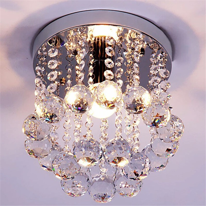 E14 Ceiling Lamp Crystal Living Room Foyer Light Home Lights Lustre Fixtures Restaurant Luminarias Luxury Ceiling Light WCL008 E14 Ceiling Lamp Crystal Living Room Foyer Light Home Lights Lustre Fixtures Restaurant Luminarias Luxury Ceiling Light WCL008