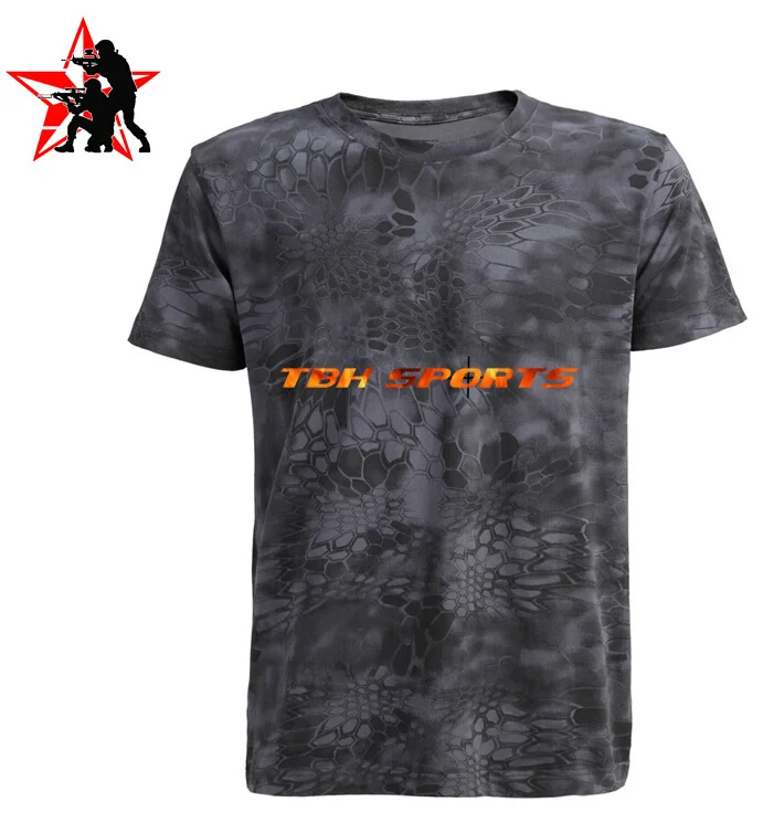 Tigerland SF Tactical T Shirt 95% Cotton In Kryptek Typhon Short Sleeve Military Shirt(SKU12050317) |