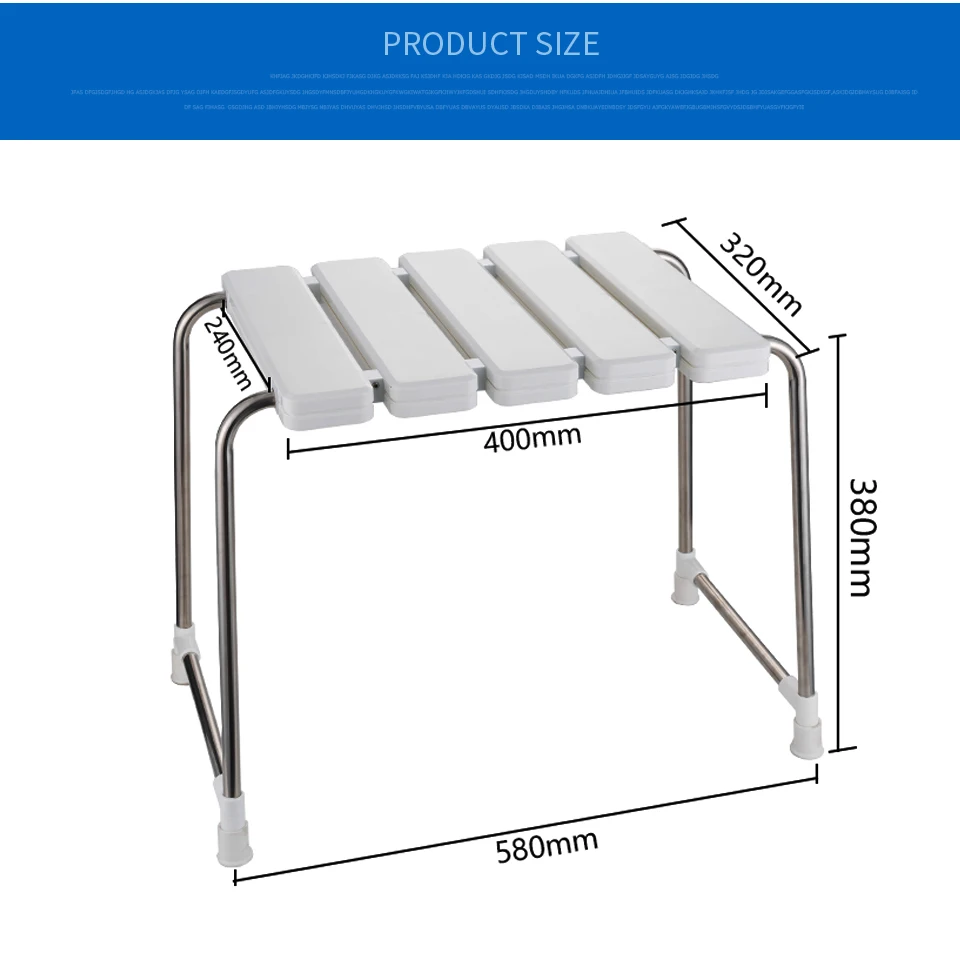 GAPPO стулья и табуреты для ванной комнаты белый ABS нержавеющая сталь сиденье для душа Экономия пространства расслабляющий Туалет стул для пожилых людей