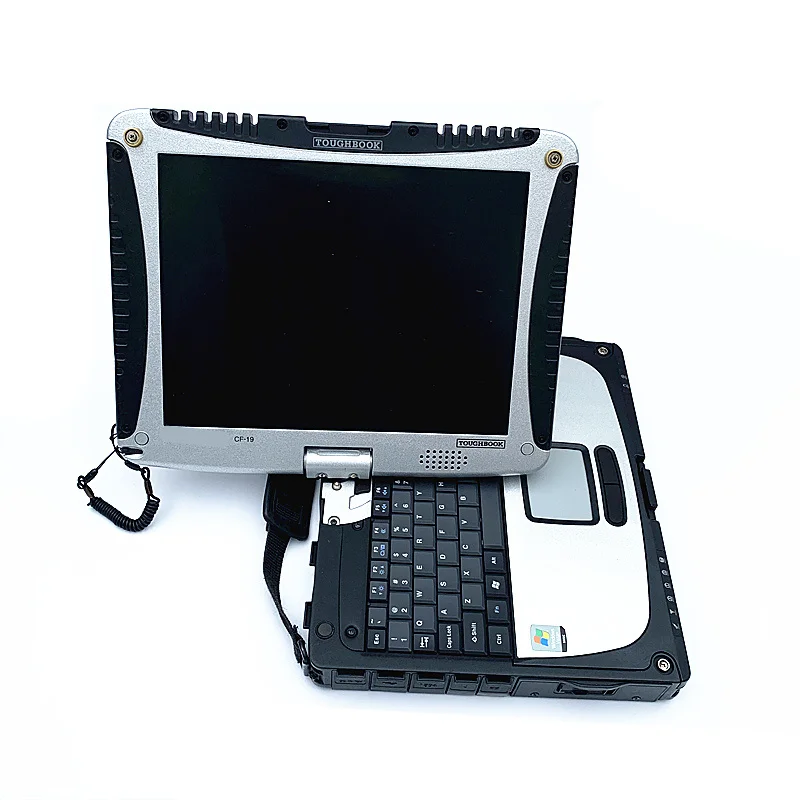 Для диагностического компьютера bmw toughbook cf19 ноутбук 4g ram и вращающийся экран icom a2