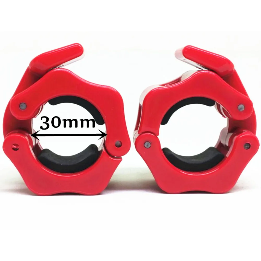 1 Pair Diameter 1.2" (30mm)Weight Lifting Dumbbell Collar Olympic Barbell Spinlock Clips Gym