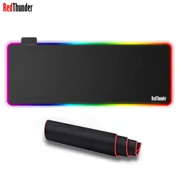 RedThunder RGB игровой Мышь Колодки Обновить 80X30 см Большой светящийся Расширенный Мышь Pad Gaming Keyboard pad Коврик не -скольжения резиновая основа