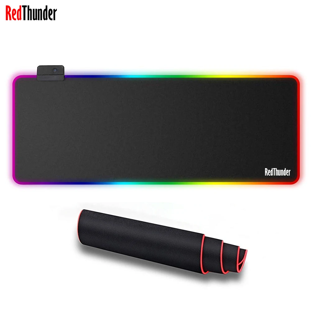RedThunder RGB Gaming Mouse Pad Upgrade 80X30cm Large Glowing Extended Mousepad Gaming Keyboard Pad