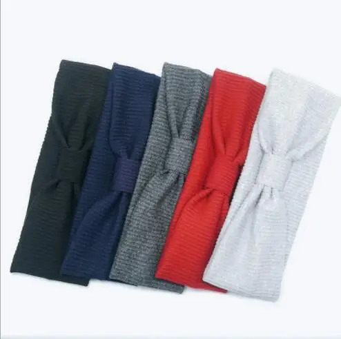 

New arrival fashion unisex sport Yoga elastic Headbands men's basic hair lead headwear Cloth Towels Sweat Absorbing hairband