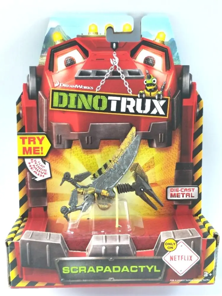 С оригинальной коробкой Dinotrux грузовик-динозавр съемный динозавр игрушечный автомобиль мини-модели новые детские подарки модели динозавров