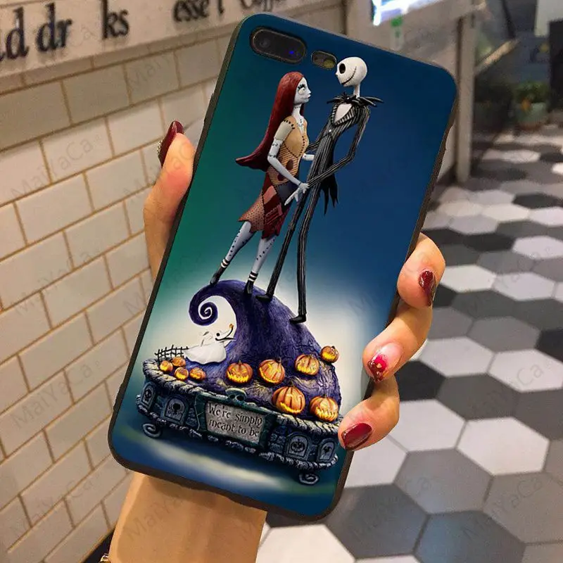 9 MaiYaCa Джек Скеллингтон и Салли кошмар перед Рождеством Coque чехол для iPhone X 8 8plus 7 7plus 6 6splus 5 5S SE - Цвет: 9