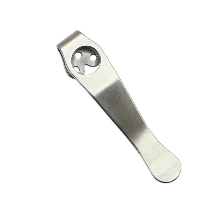 Уличный складной нож для кармана «сделай сам», аксессуары для зажима, детали для инструментов из титанового сплава C81 C10 C11, Задний зажим для ножа