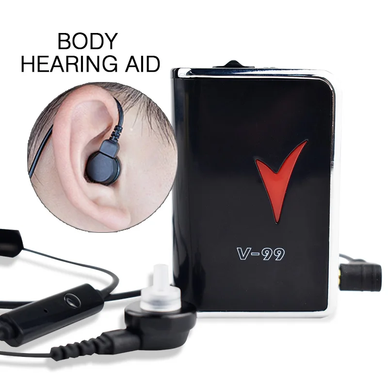 V99 Hearing Aids High Power Voice Amplifier Volume Adjustable Hearing Aid Best Sound Amplifier Receiver Elderly Deafness