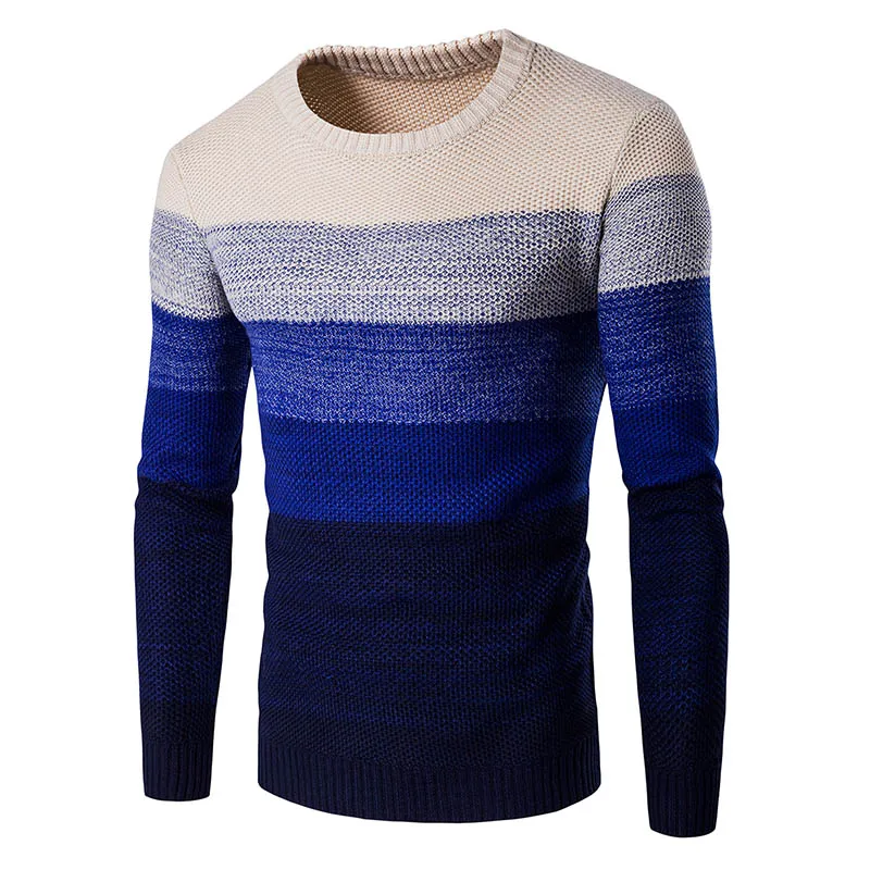 2016 New autumn fashion brand sweater Europe and the United States round neck men knitted sweaters and pullovers color stitching 2016 New autumn fashion brand sweater Europe and the United States round neck men knitted sweaters and pullovers color stitching