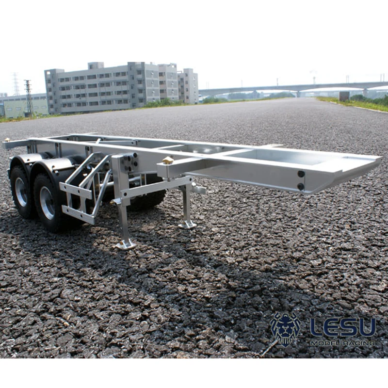 

1/14 truck 20 foot trailer container semi-trailer Maersk container frame metal model LS-20120805 RCLESU tractor