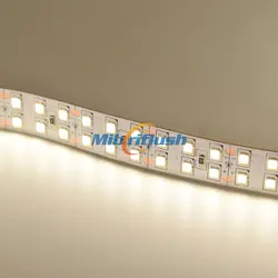 22-24LM/led двойная линия светодиодные полосы DC24V SMD 2835 36 Вт/м 240 светодиодов/M Epistar IP20 15 мм PCB Прохладный Теплый Природа белый 100 м/лот