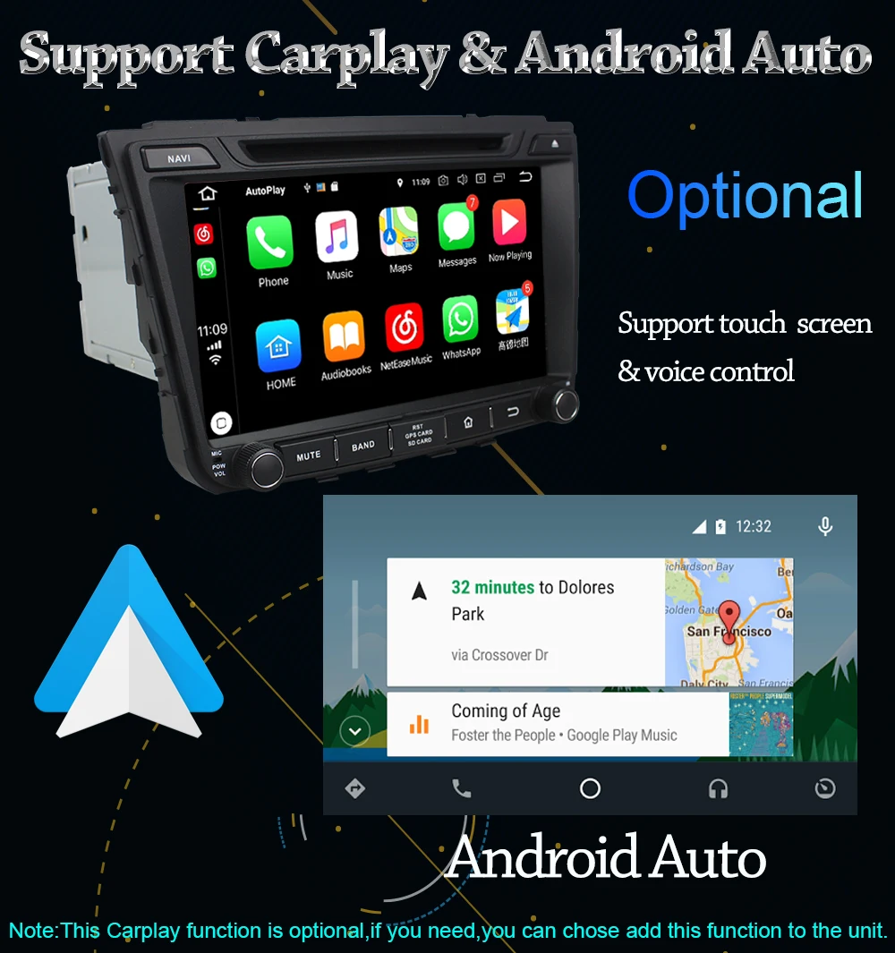 Best Owtosin Car Radio Video multimedia Player Navigation GPS Android 9.0 For Hyundai IX25 Creta 2014 2015 2016 2017 Car 4G RAM 11