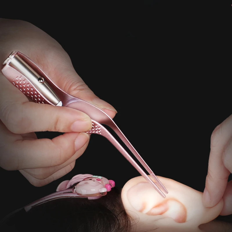 

Eyebrow Tweezers Stainless Steel Clamps Hair Removal Make-up Tool With Bright Eyelash Eyes Remover Tools Make Up Tweezer