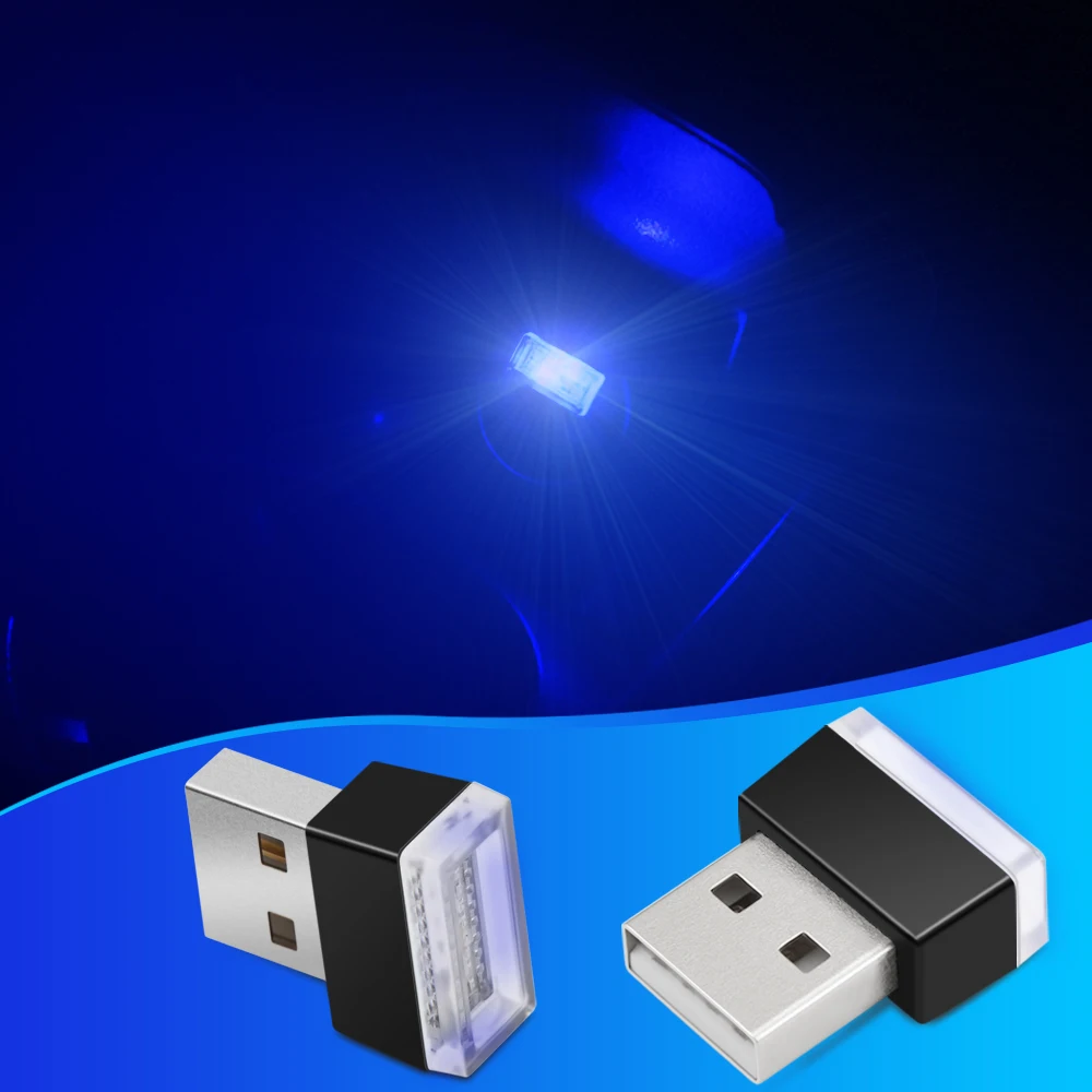 Автомобильный аксессуар светодиодный USB для Toyota Avensis RAV4 Kia Rio Honda civic Hyundai tucson Solaris