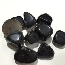 Натуральный черный камень-Кристалл Черный агат 100 г