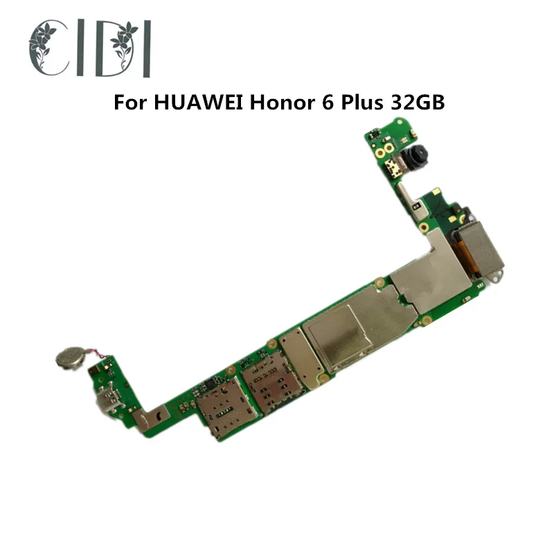 

CIDI Full Working Original Used Unlocked For HUAWEI Honor 6 Plus 32GB Motherboard Logic Mother Circuit Board Plate