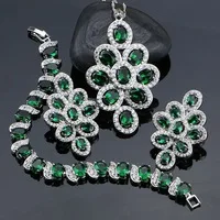 New-Green-Cubic-Zirconia-White-Rhinestone-Jewelery-925-Sterling-Silver-Jewelry-Sets-For-Women-Necklace-Pendant.jpg_200x200
