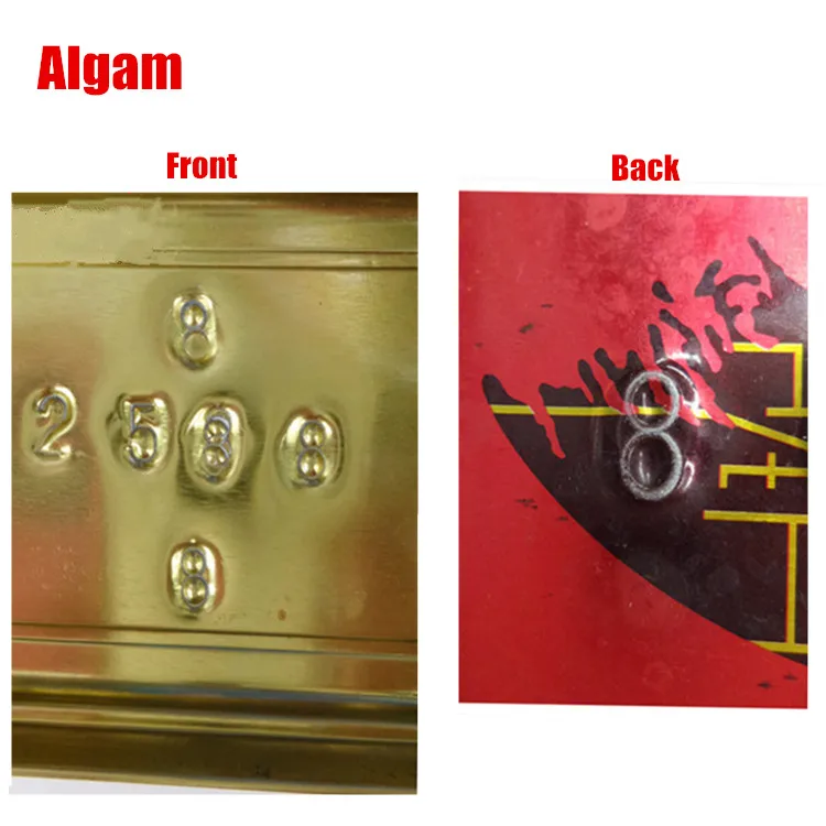 Kiwarm долговечный алфавит и Набор цифр Пробивной стальной металлический 9 штамповочный чехол для инструментов